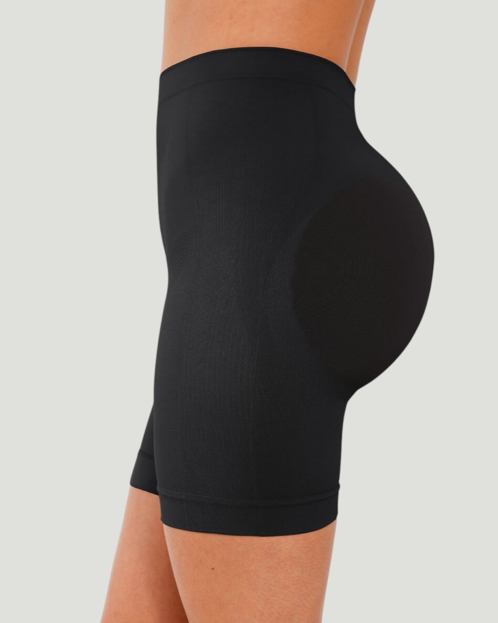 Pear Shapewear Ayla Mid-Thigh Carbon Black 5