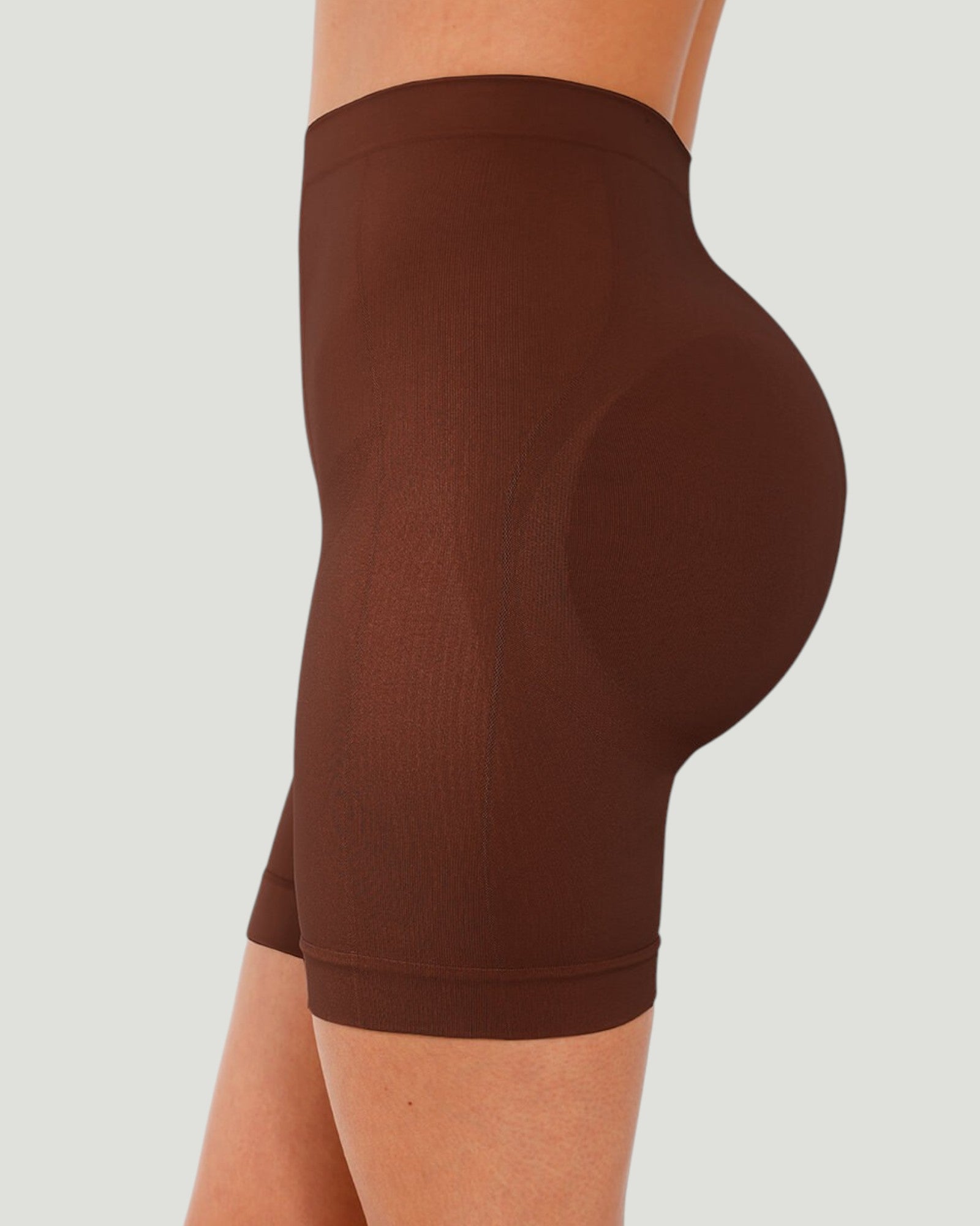Pear Shapewear Ayla Mid-Thigh Cocao Brown 5