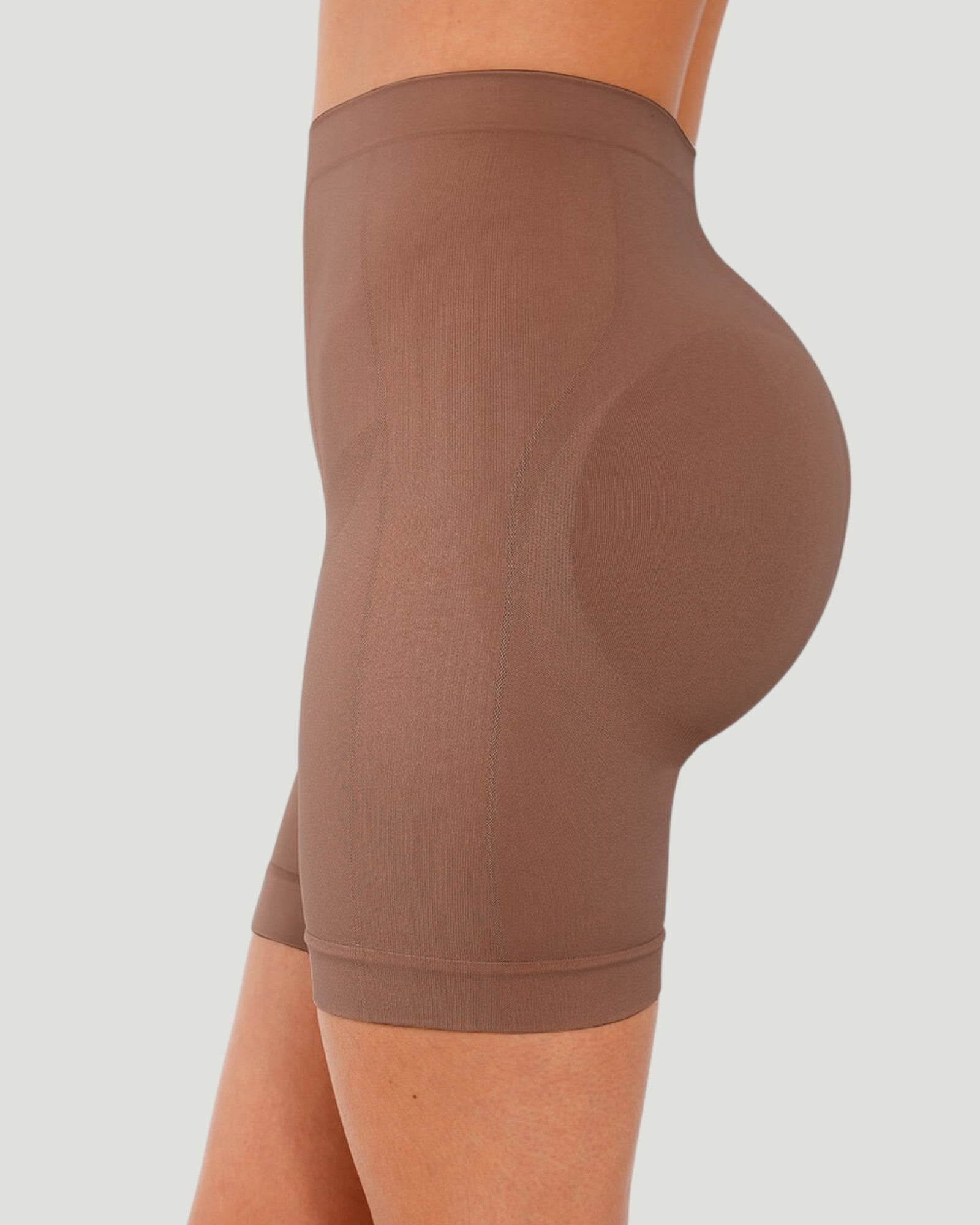 Pear Shapewear Ayla Mid-Thigh Mocha Brown 5