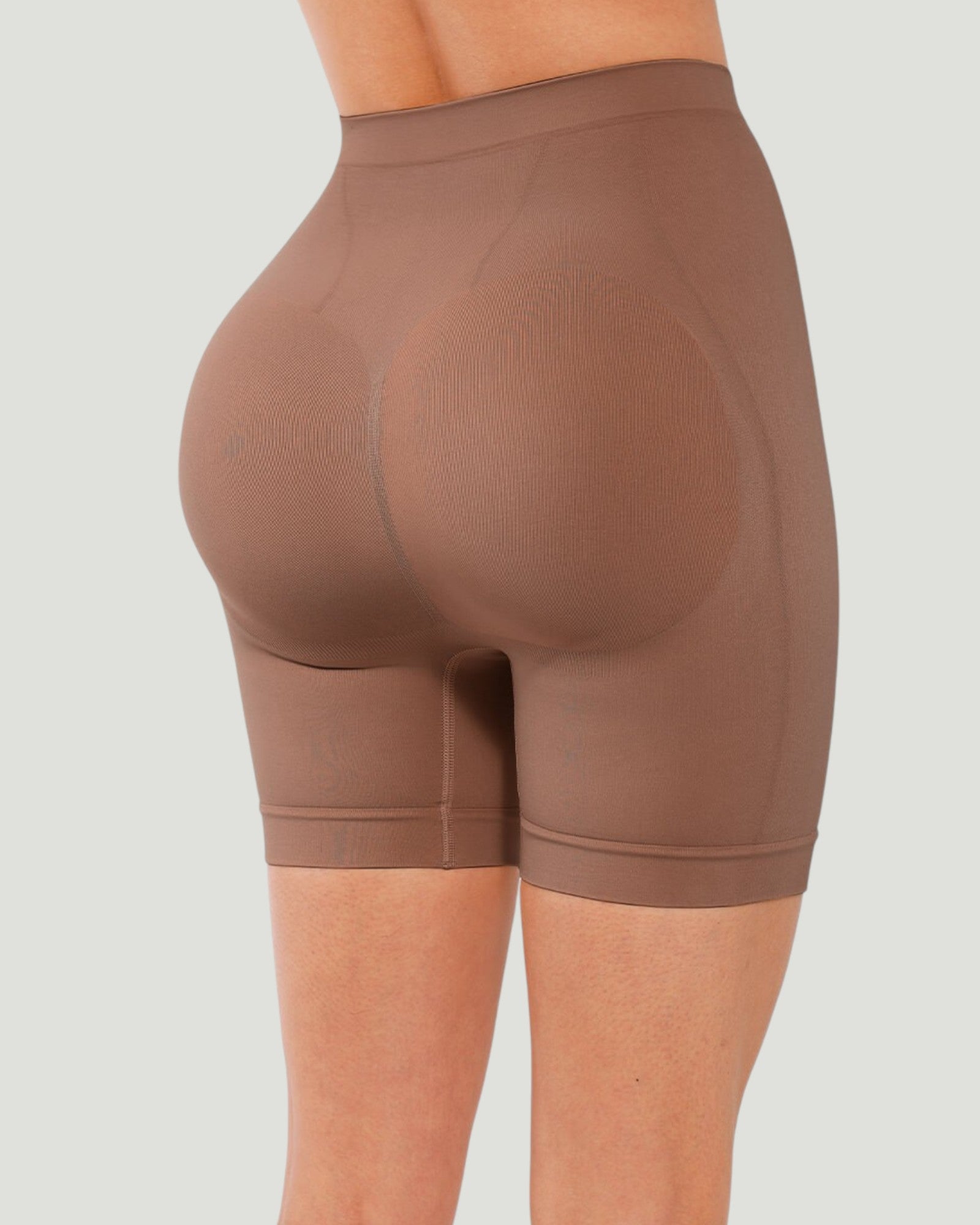 Pear Shapewear Ayla Mid-Thigh Mocha Brown 8
