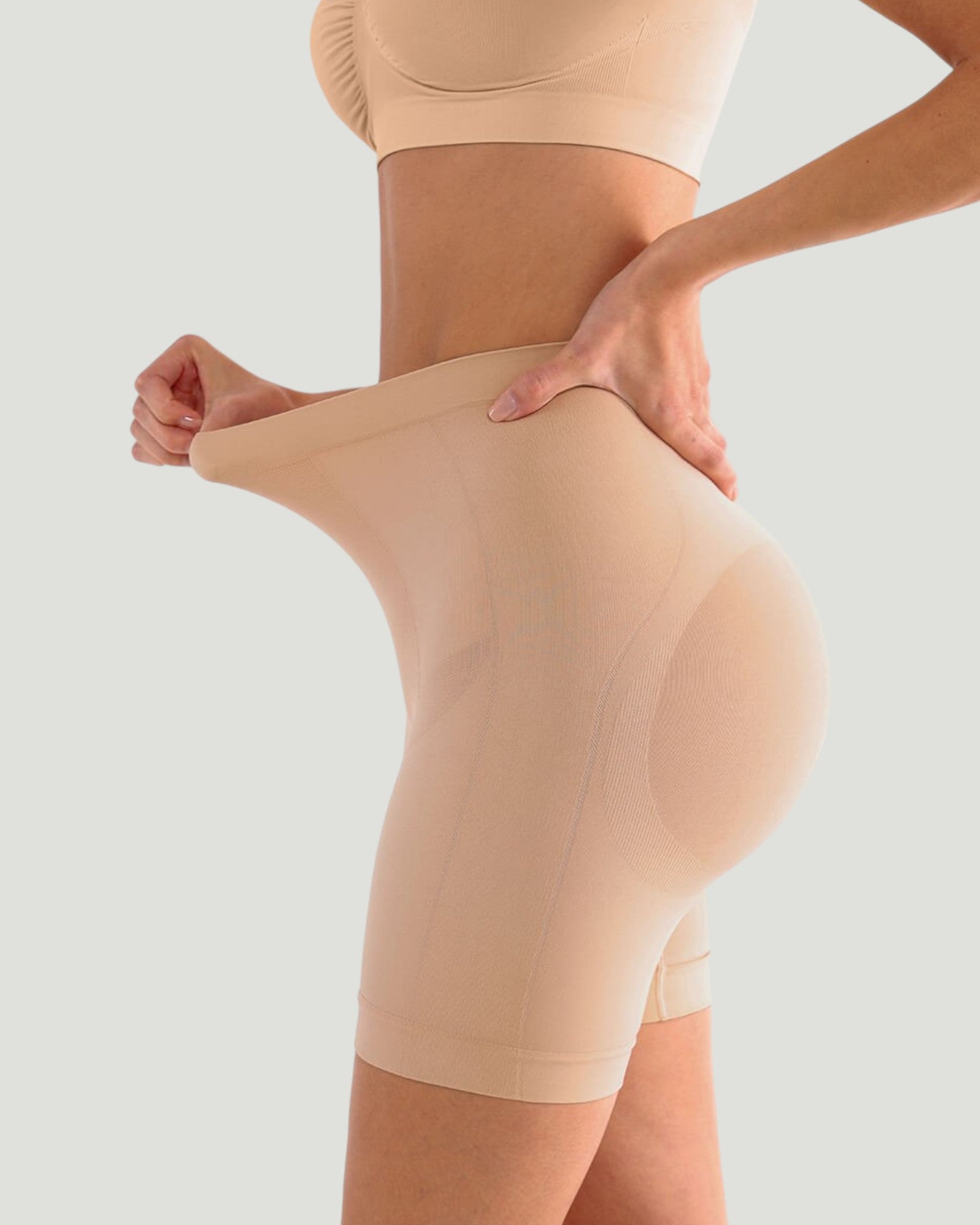 Pear Shapewear Ayla Mid-Thigh Short Pink Blush 2