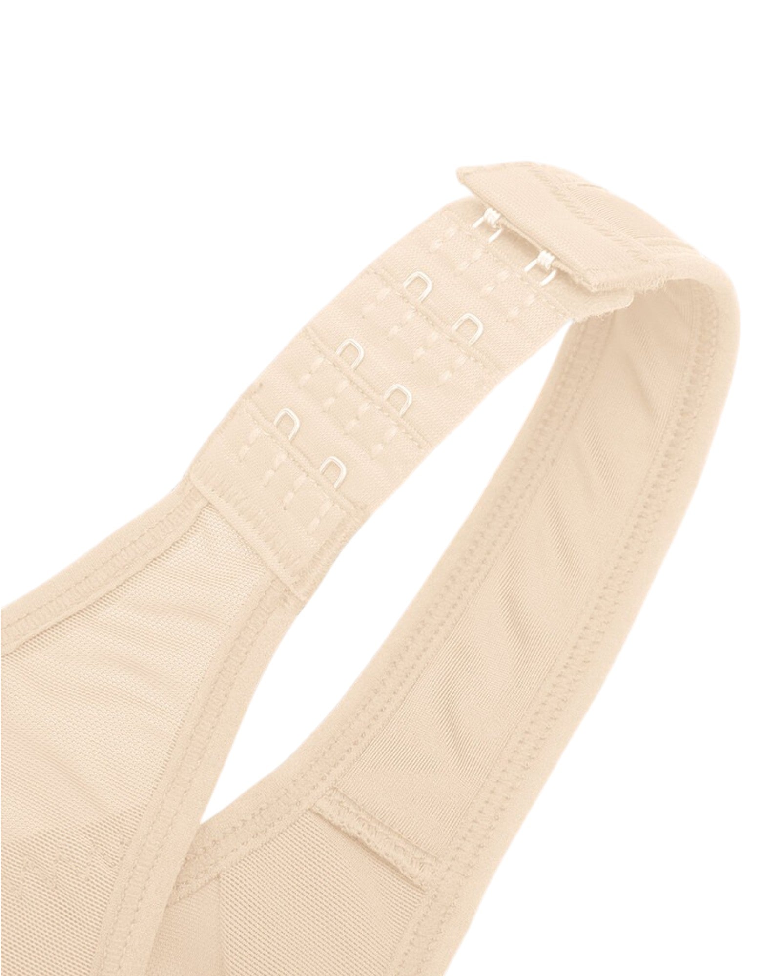 Pear Shapewear Blair Full Coverage Front-Closure Bra Champagne Beige 8