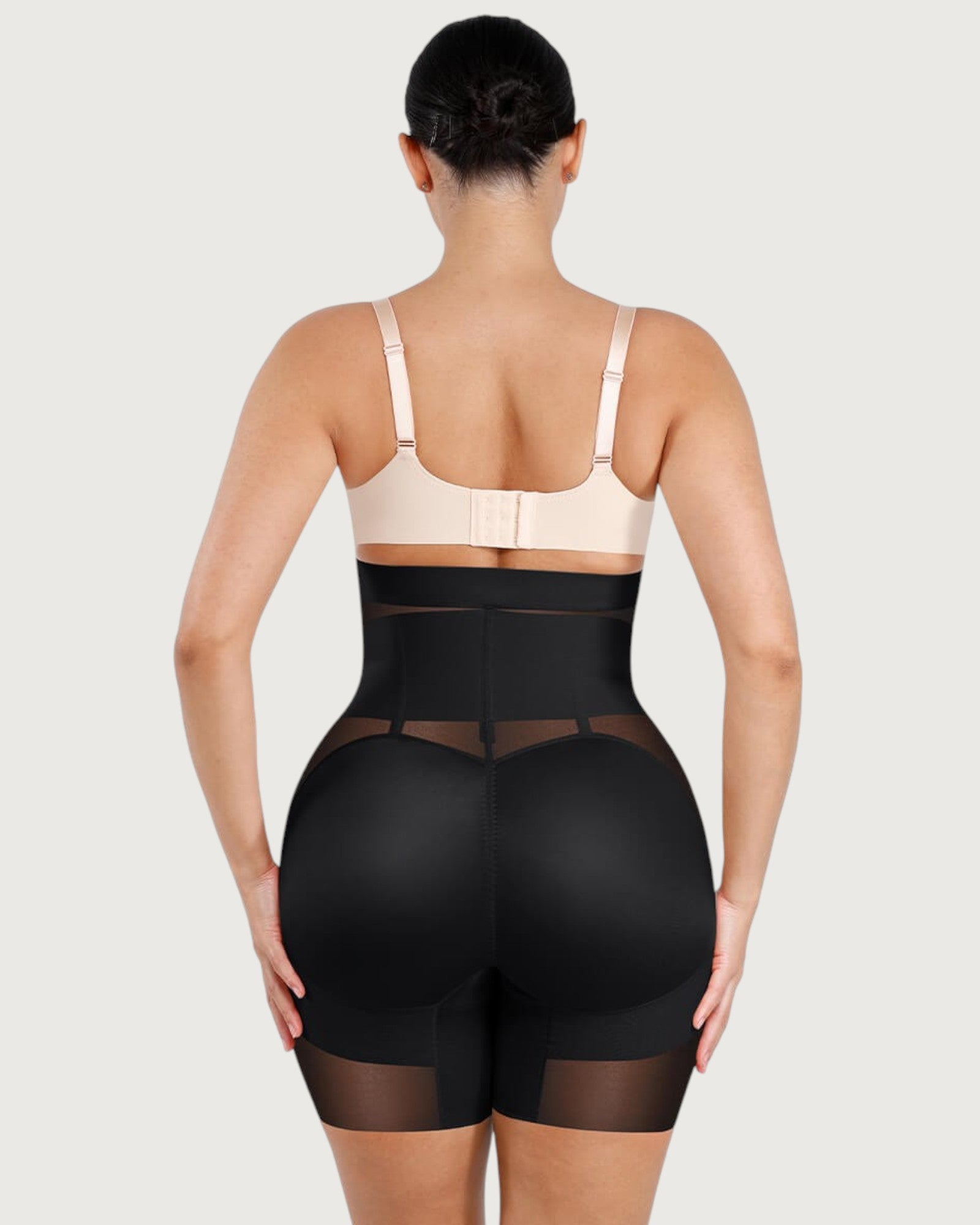 Pear Shapewear Celine High-Waist Mid-Thigh Short Carbon Black 6