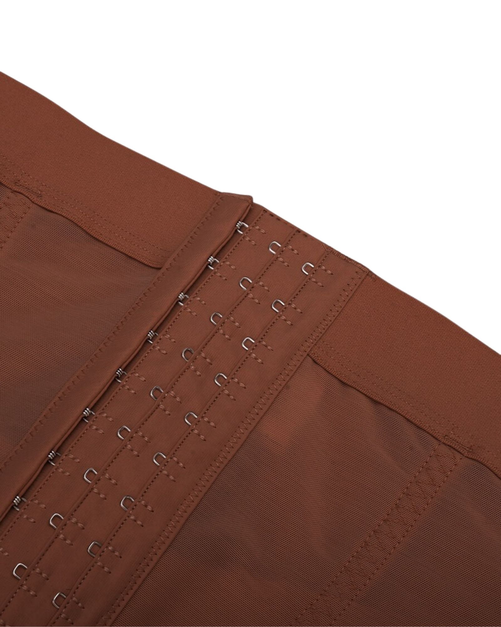 Pear Shapewear Celine High-Waist Mid-Thigh Short Cocao Brown 10