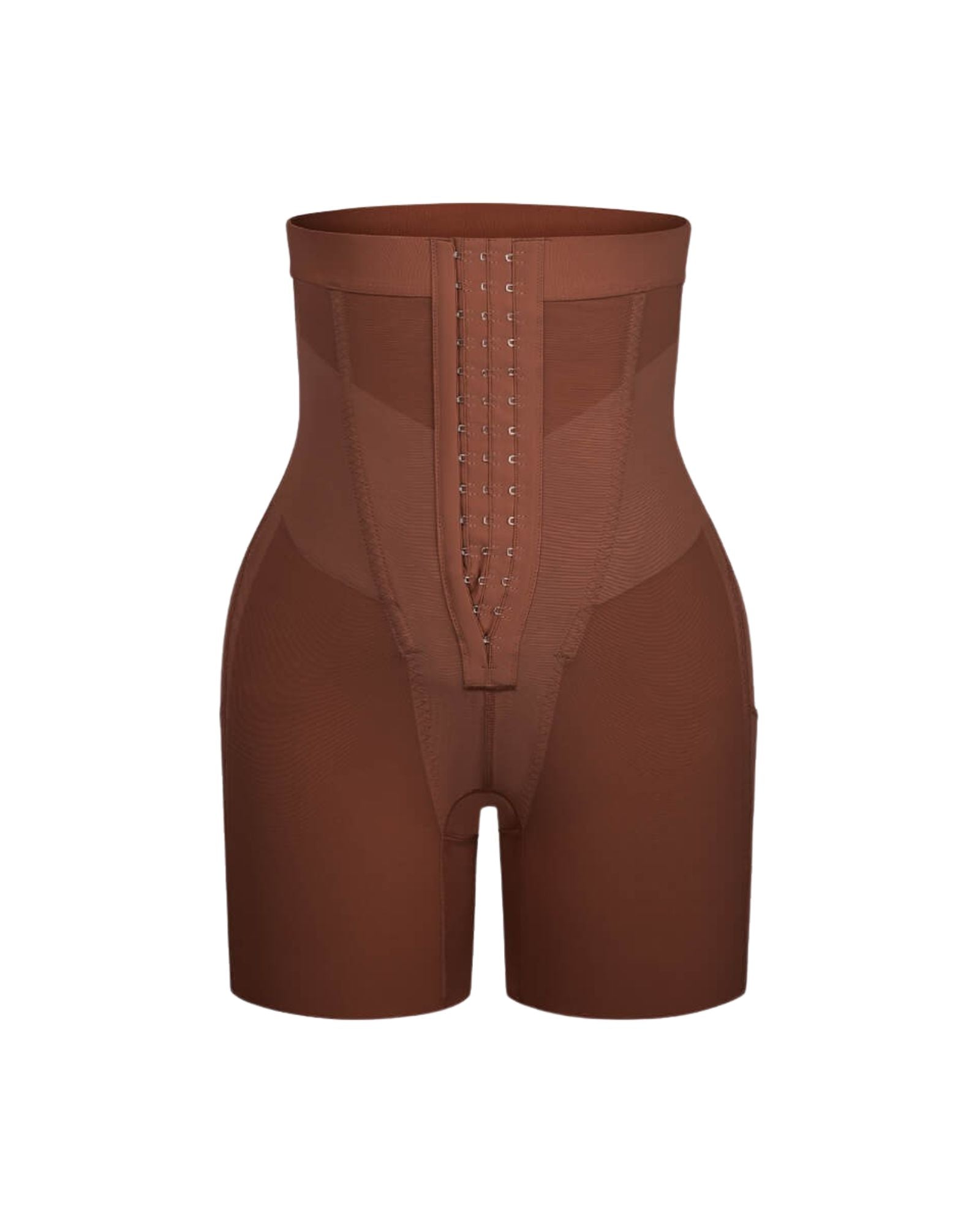 Pear Shapewear Celine High-Waist Mid-Thigh Short Cocao Brown 7