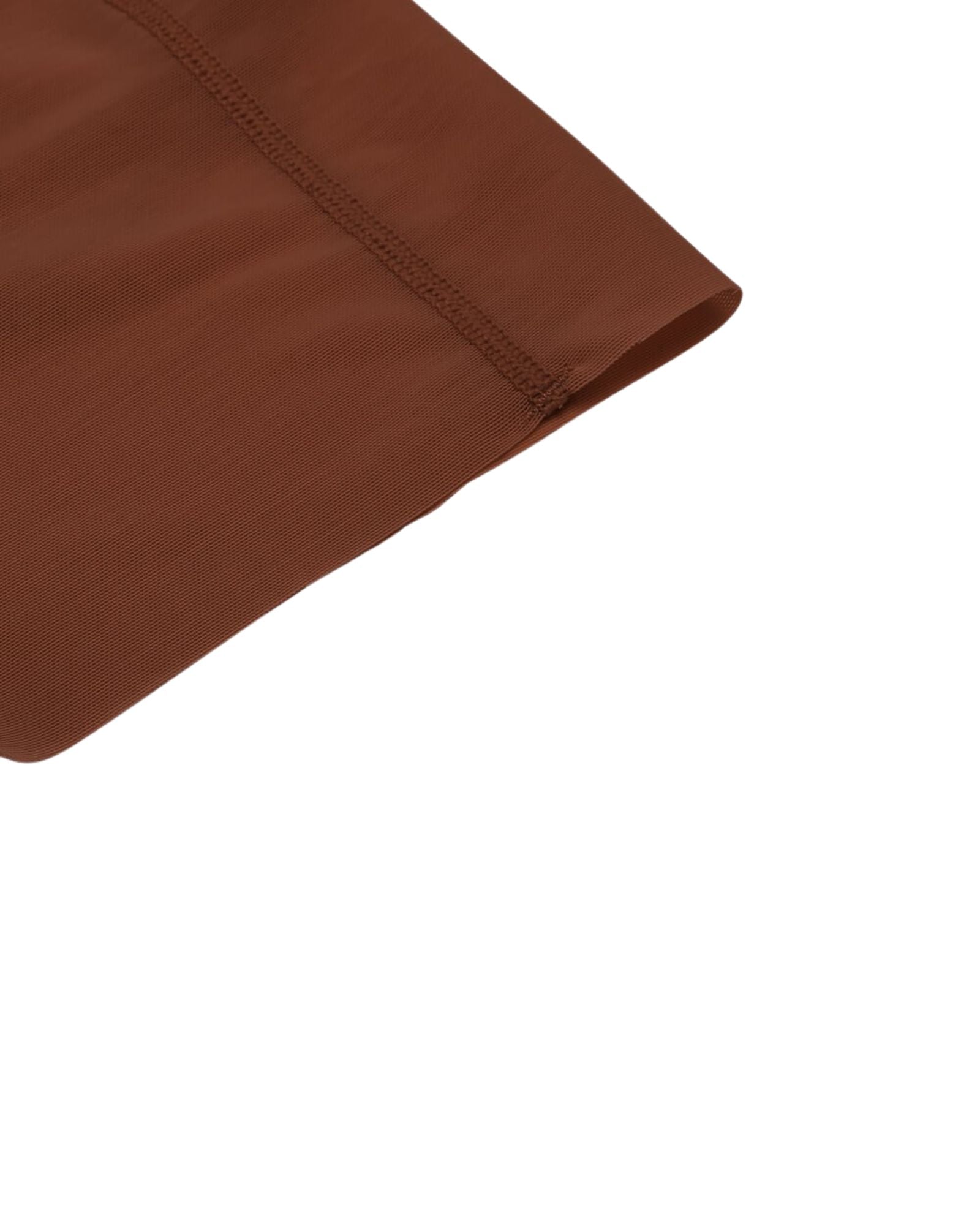 Pear Shapewear Celine High-Waist Mid-Thigh Short Cocao Brown 8