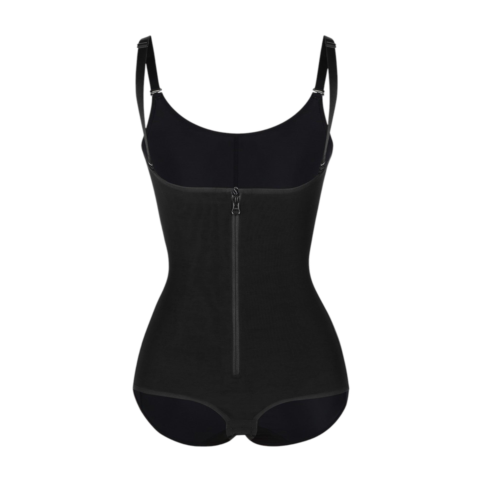 Pear Shapewear Ella Open-Bust Brief Bodysuit Carbon Black 4