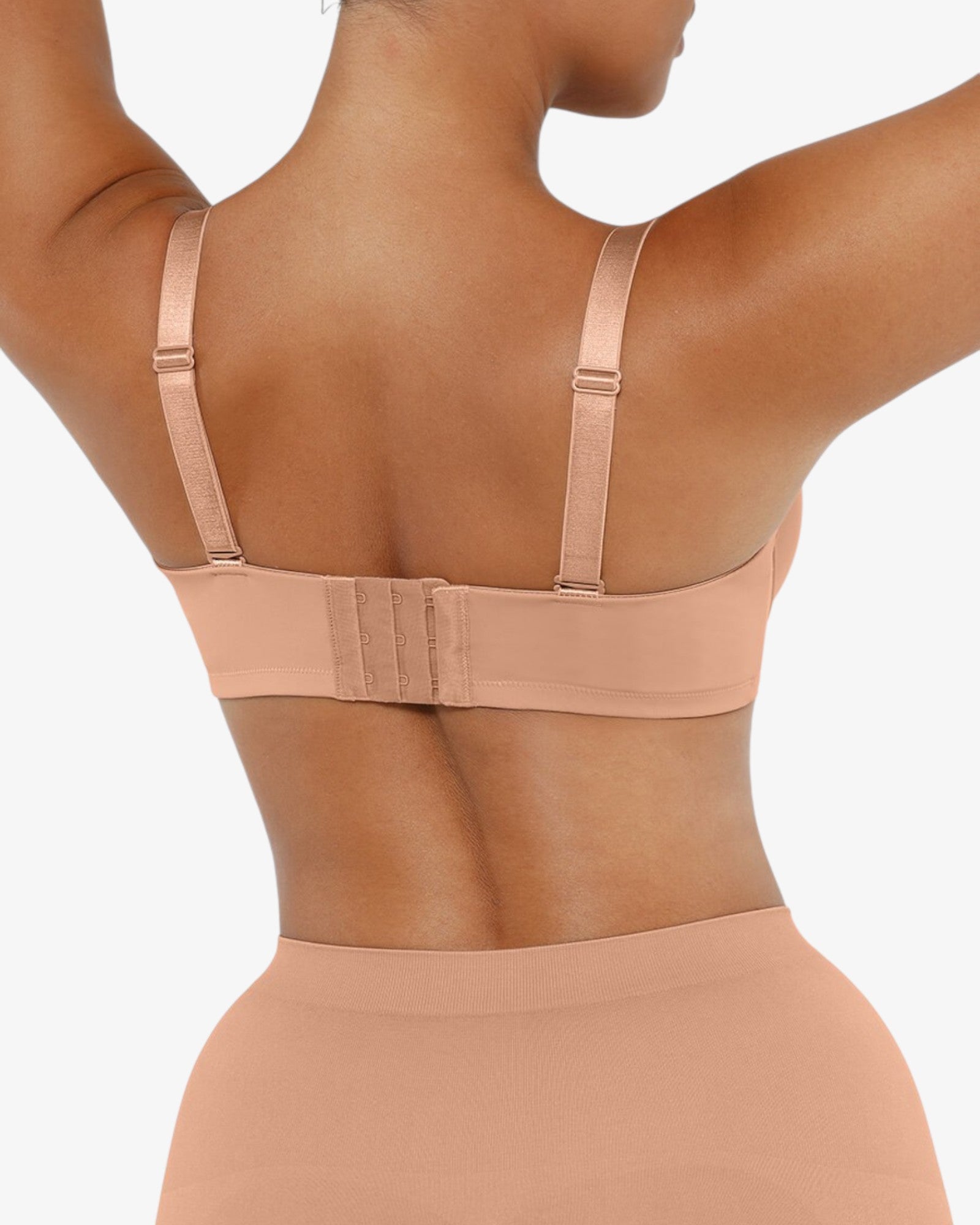 Pear Shapewear Emilia Underwire Strapless Bra Blush Pink 6