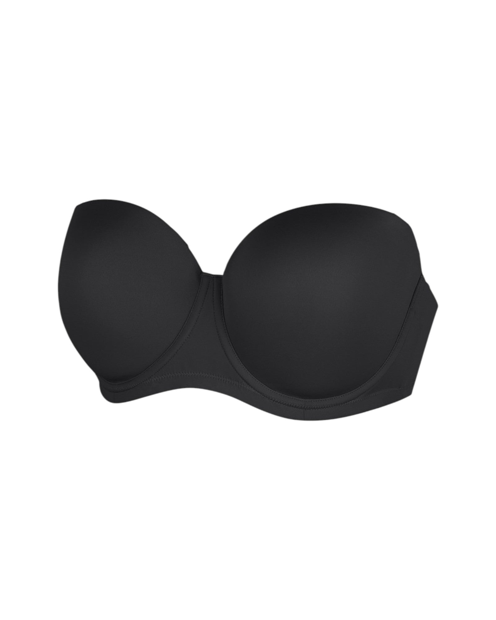 Pear Shapewear Emilia Underwire Strapless Bra Carbon Black 1