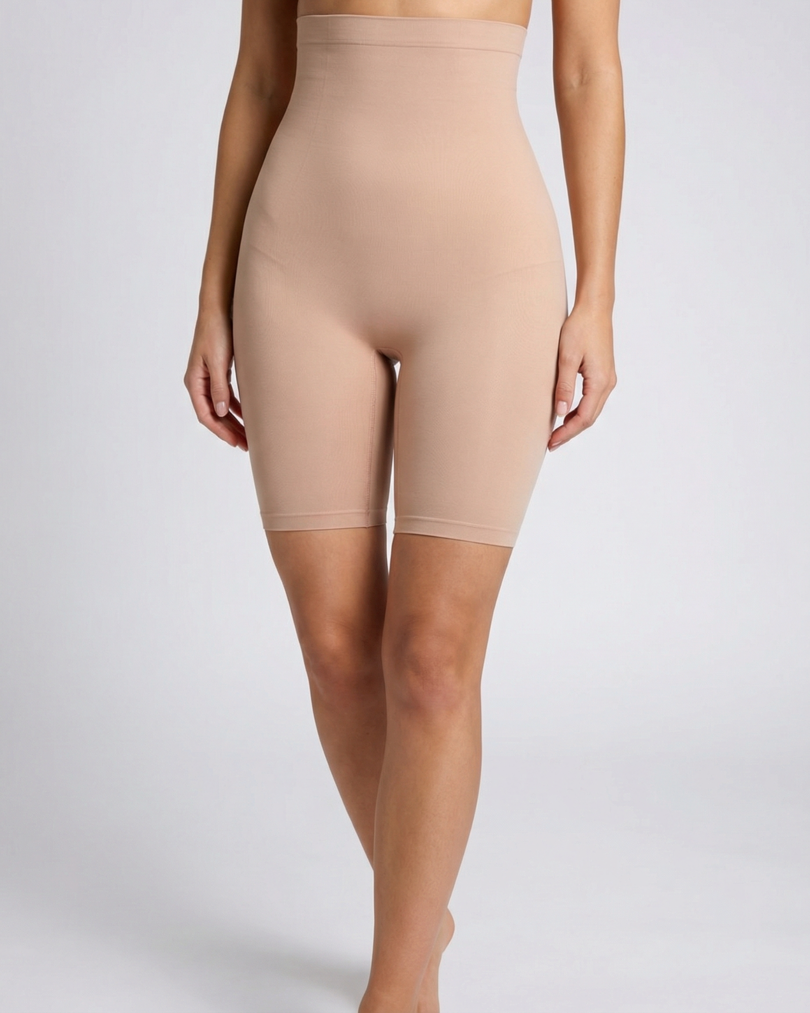 Pear Shapewear Gabie High-Waist Mid-Thigh Short Blush Pink 7