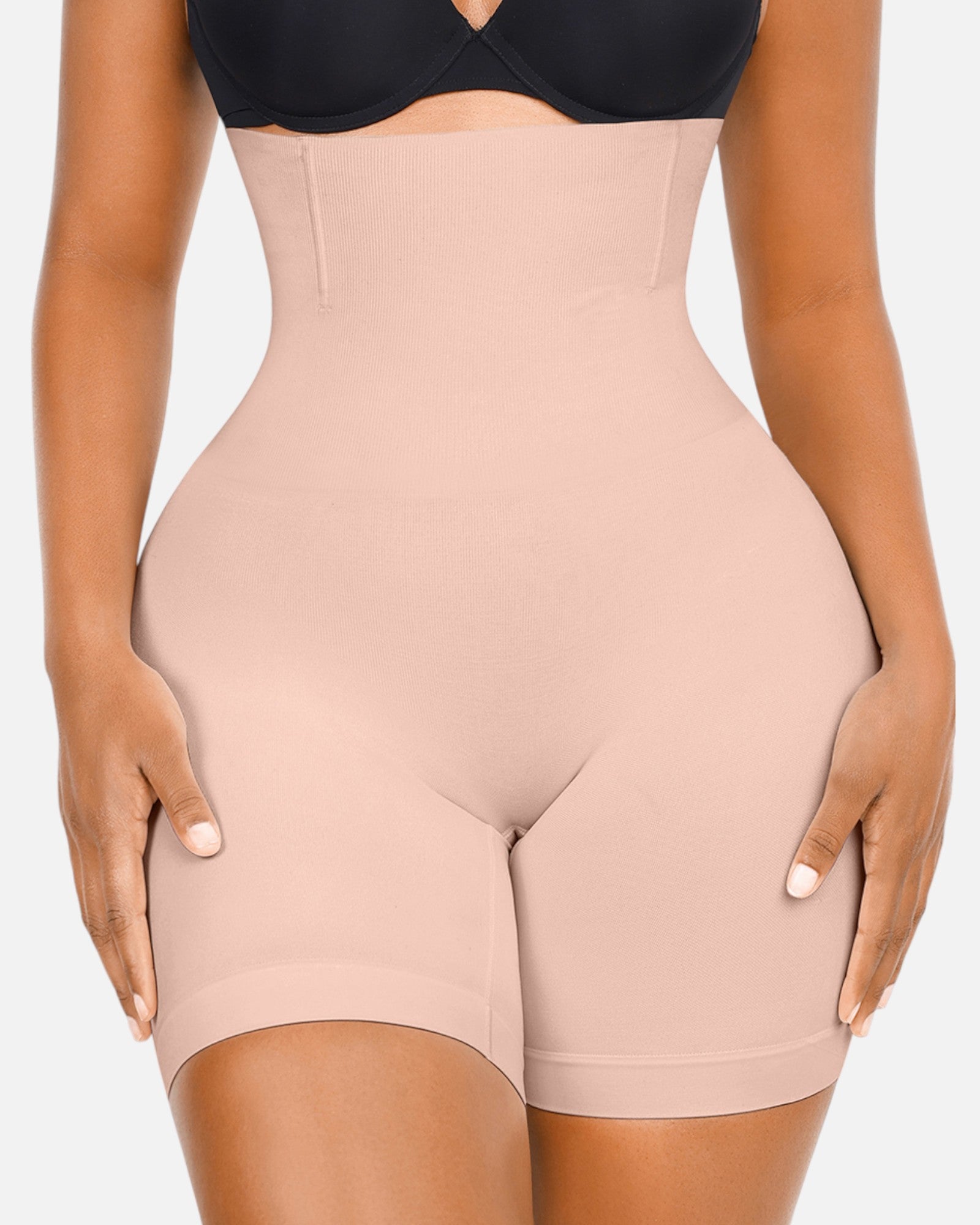 Pear Shapewear Harley High-Waist Mid-Thigh Short Pink Blush 3