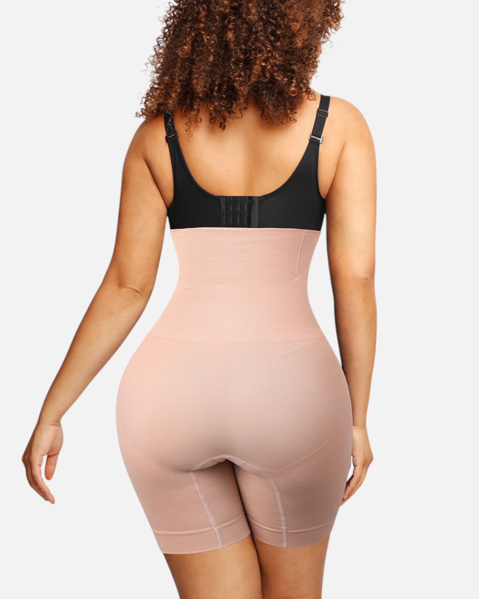 Pear Shapewear Harley High-Waist Mid-Thigh Short Pink Blush 5