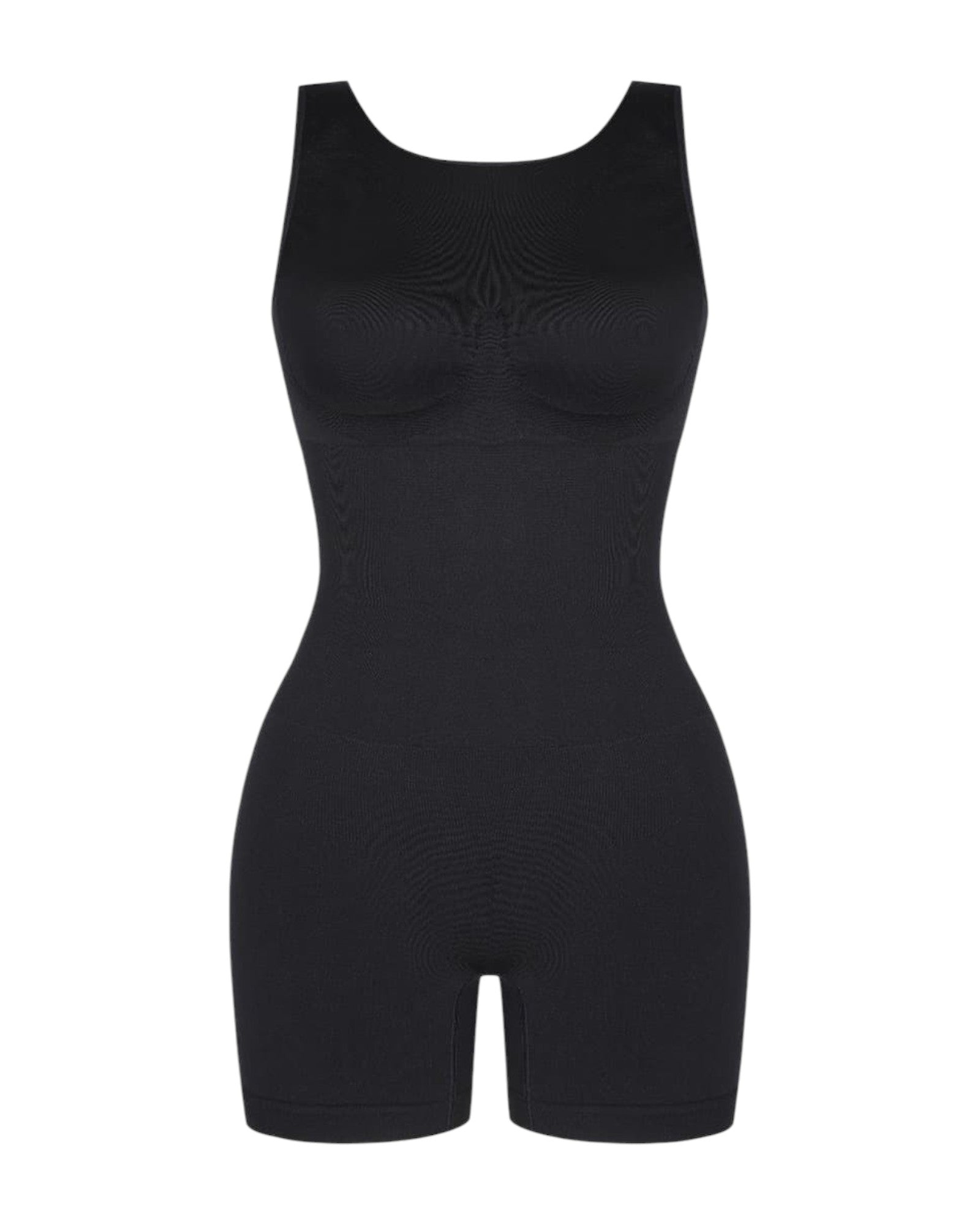 Pear Shapewear Harper Scoop Back Mid-Thigh Bodysuit Black