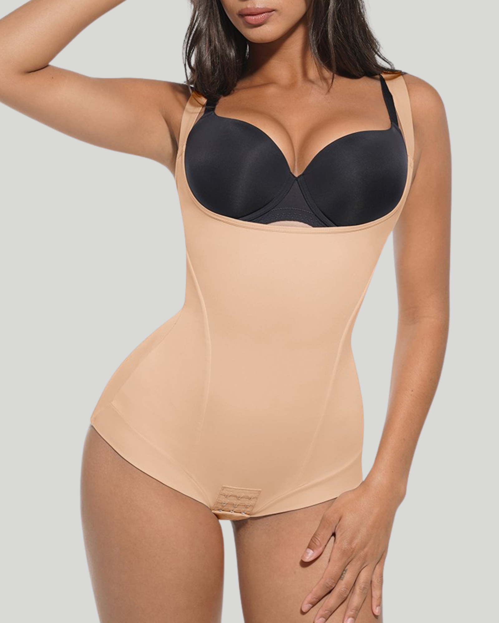 Pear Shapewear Josie Brief Bodysuit Beige 3