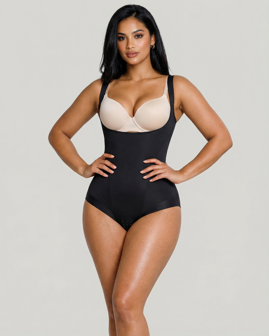Pear Shapewear Josie Brief Bodysuit Black 7 1600