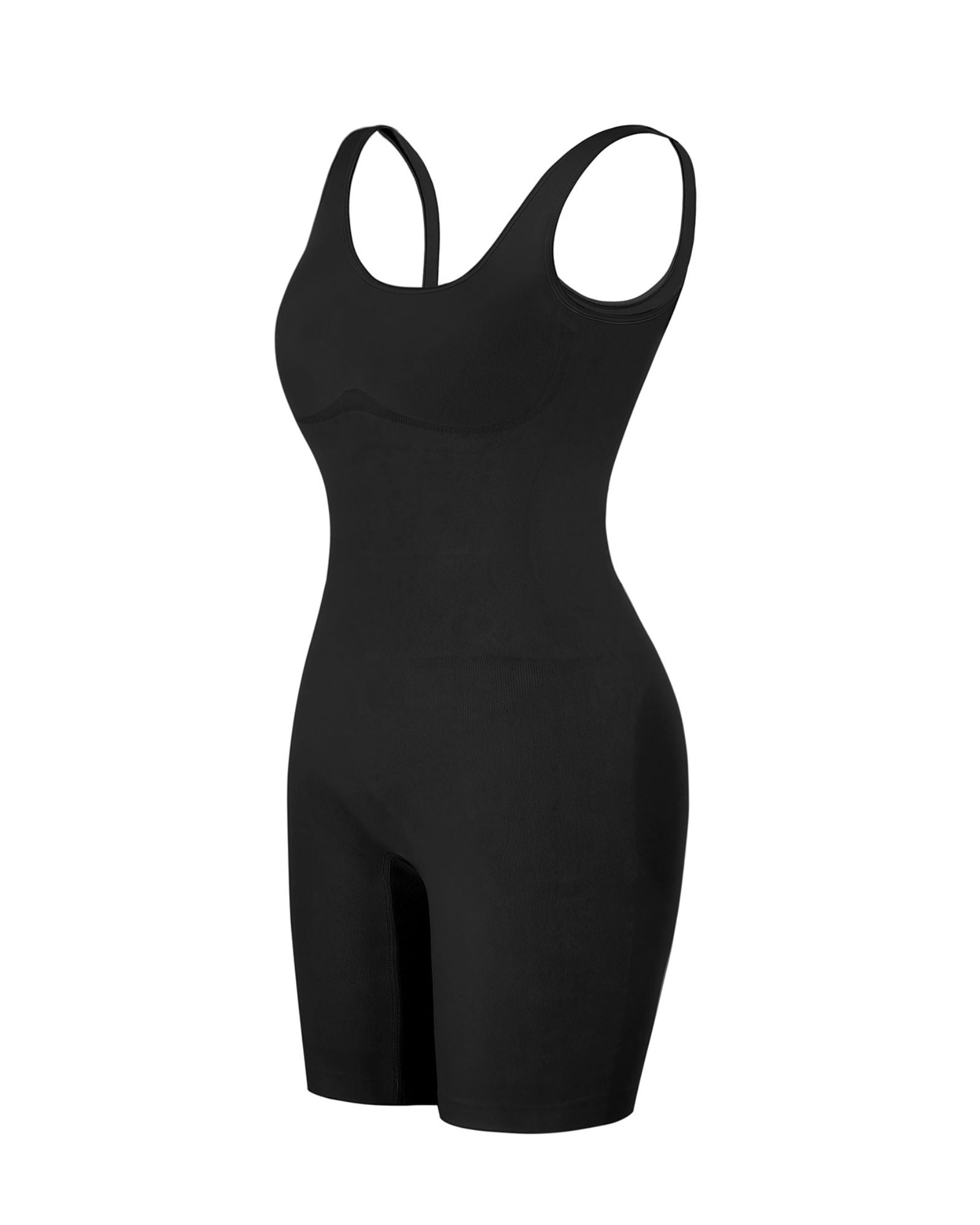 Pear Shapewear Khloe Mid-Thigh Bodysuit Carbon Black 10