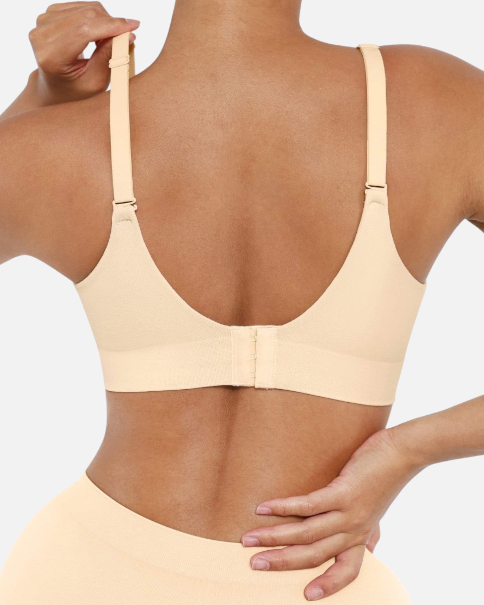 Pear Shapewear Layla Wireless Full Coverage Bra Apricot 8