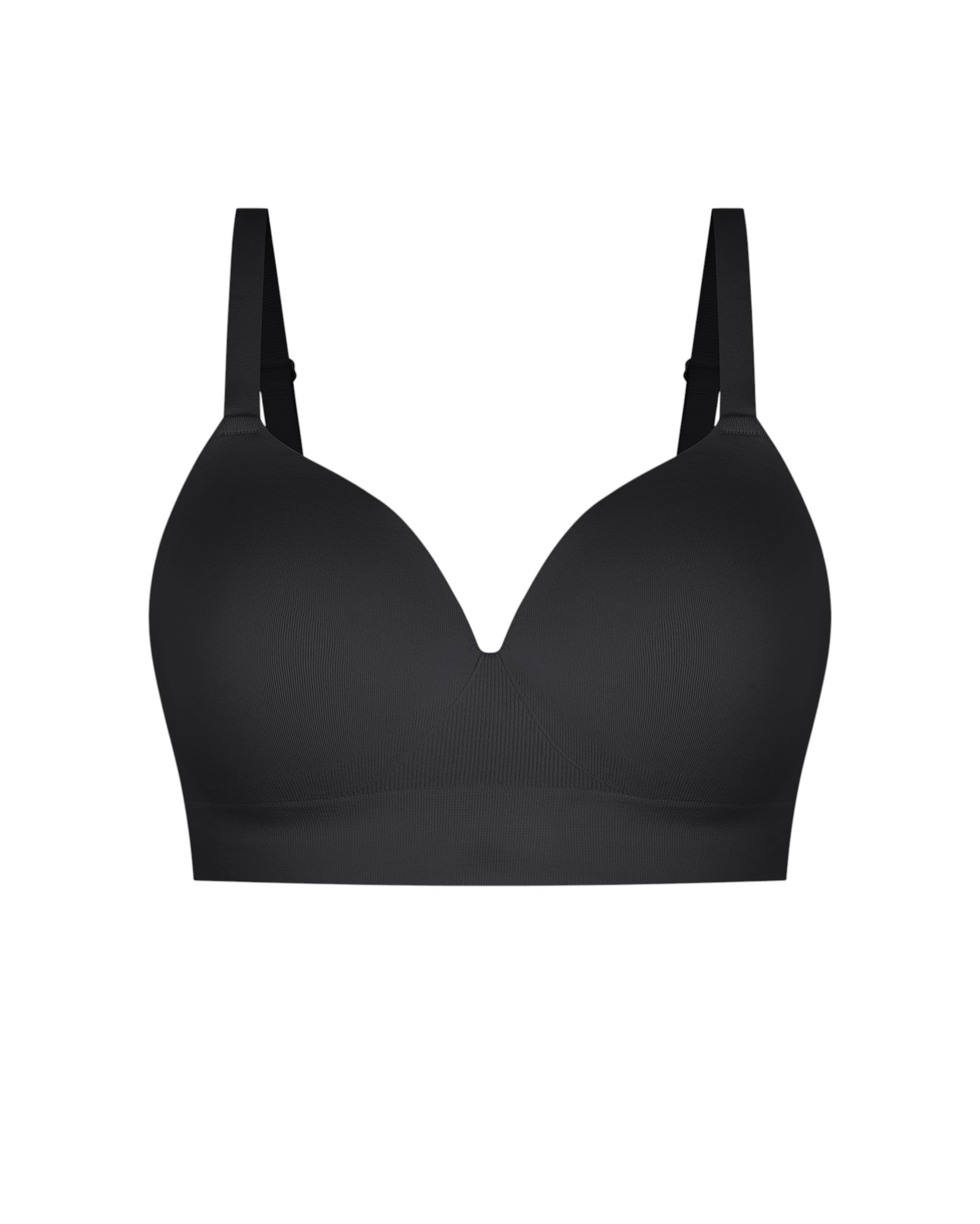 Pear Shapewear Layla Wireless Full Coverage Bra Carbon Black 2