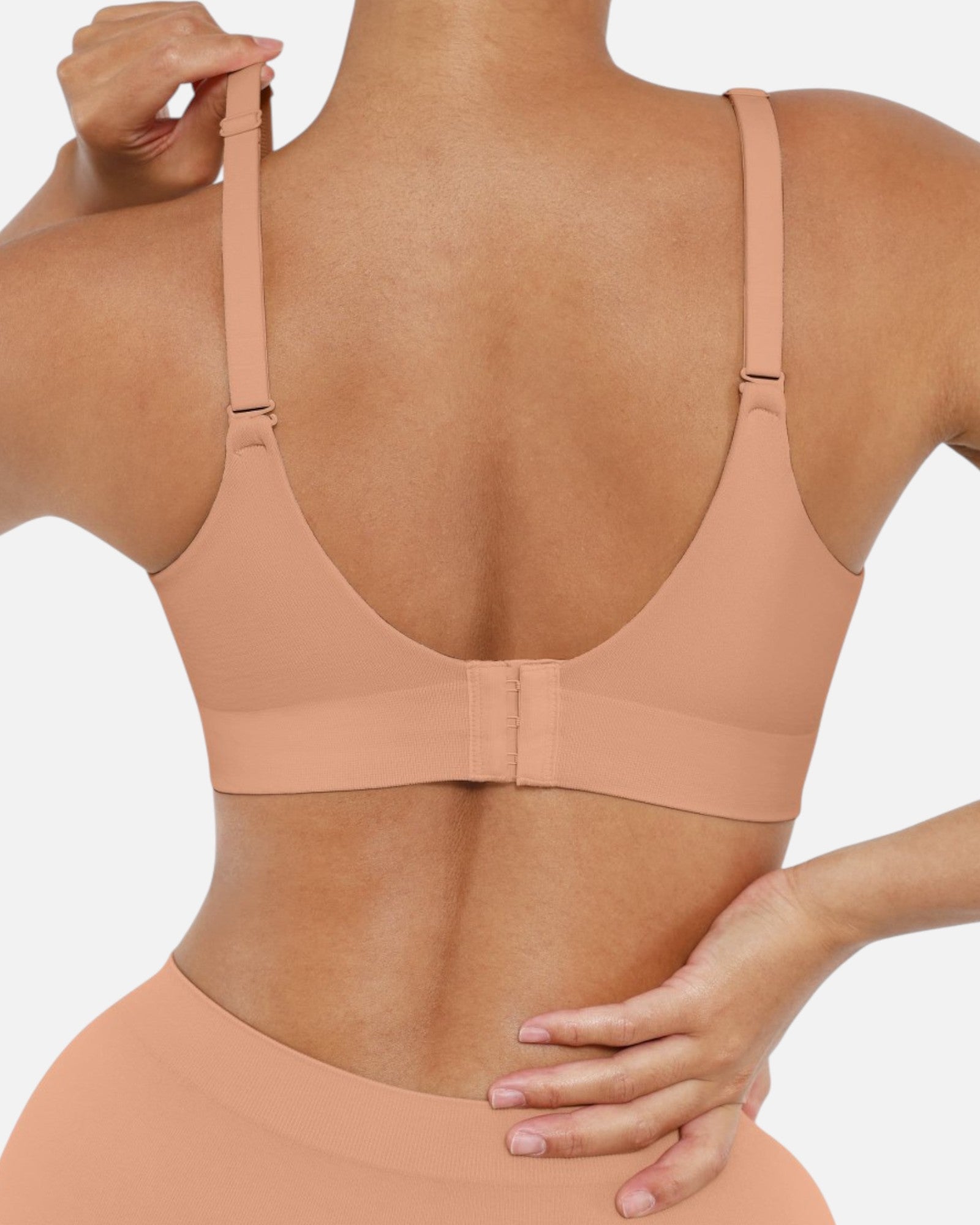 Pear Shapewear Layla Wireless Full Coverage Bra Blush Pink 8