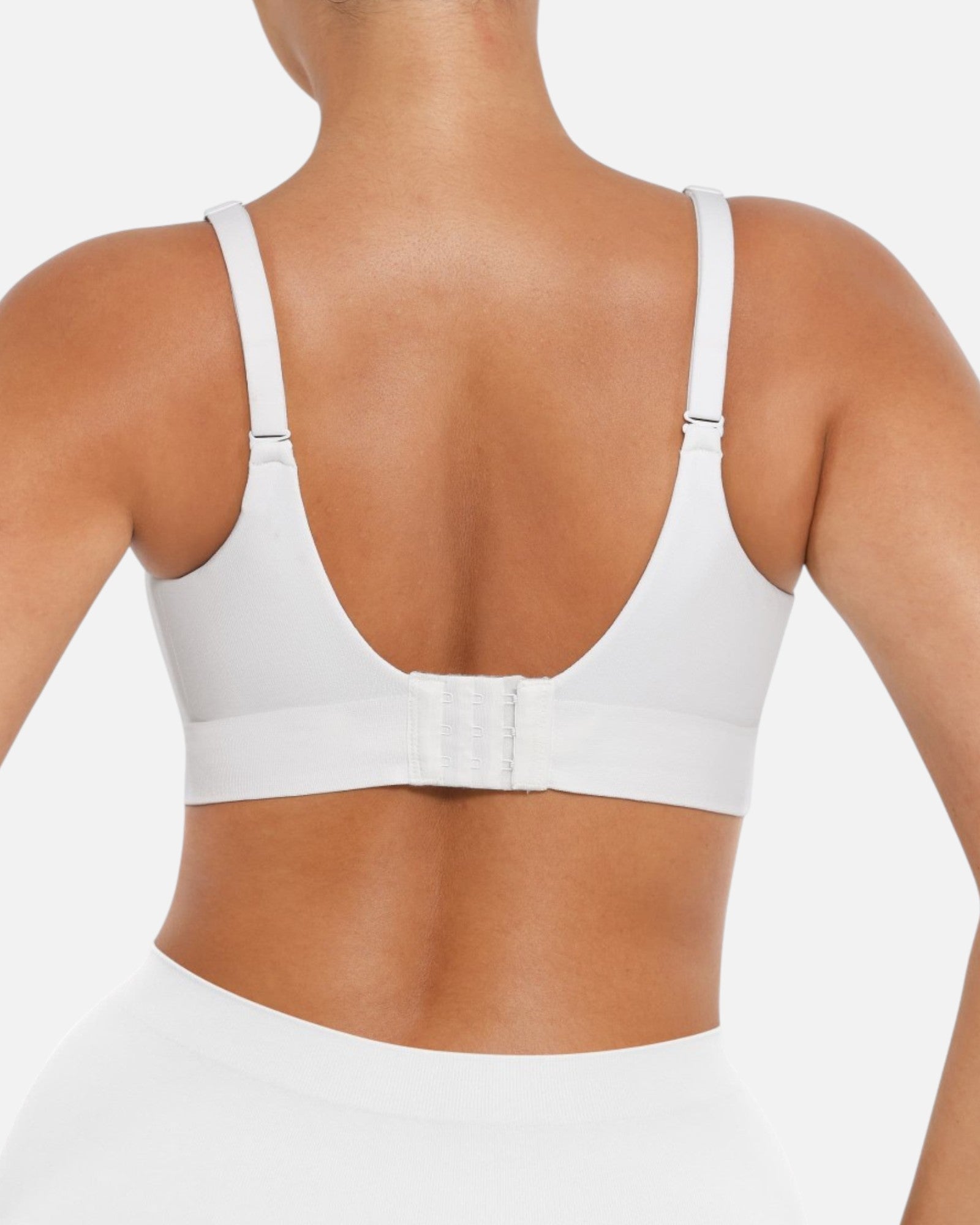 Pear Shapewear Layla Wireless Full Coverage Bra White 8