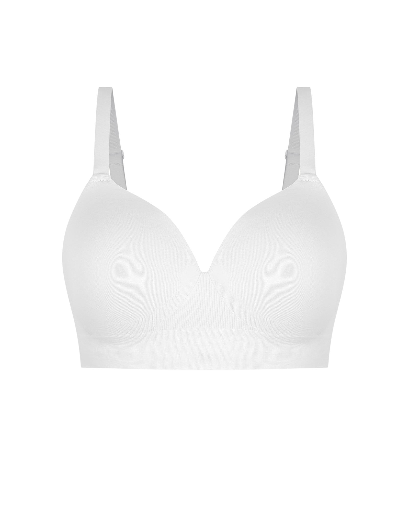 Pear Shapewear Layla Wireless Full Coverage Bra White 2