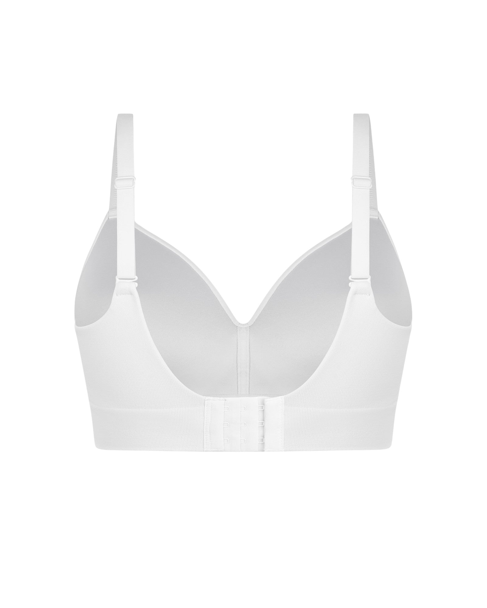 Pear Shapewear Layla Wireless Full Coverage Bra White 7