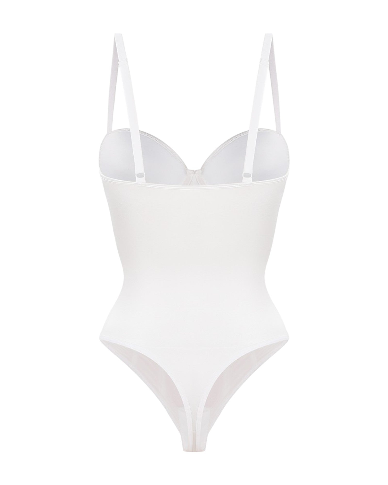 Pear Shapewear Macie Underwire Thong Bodysuit White