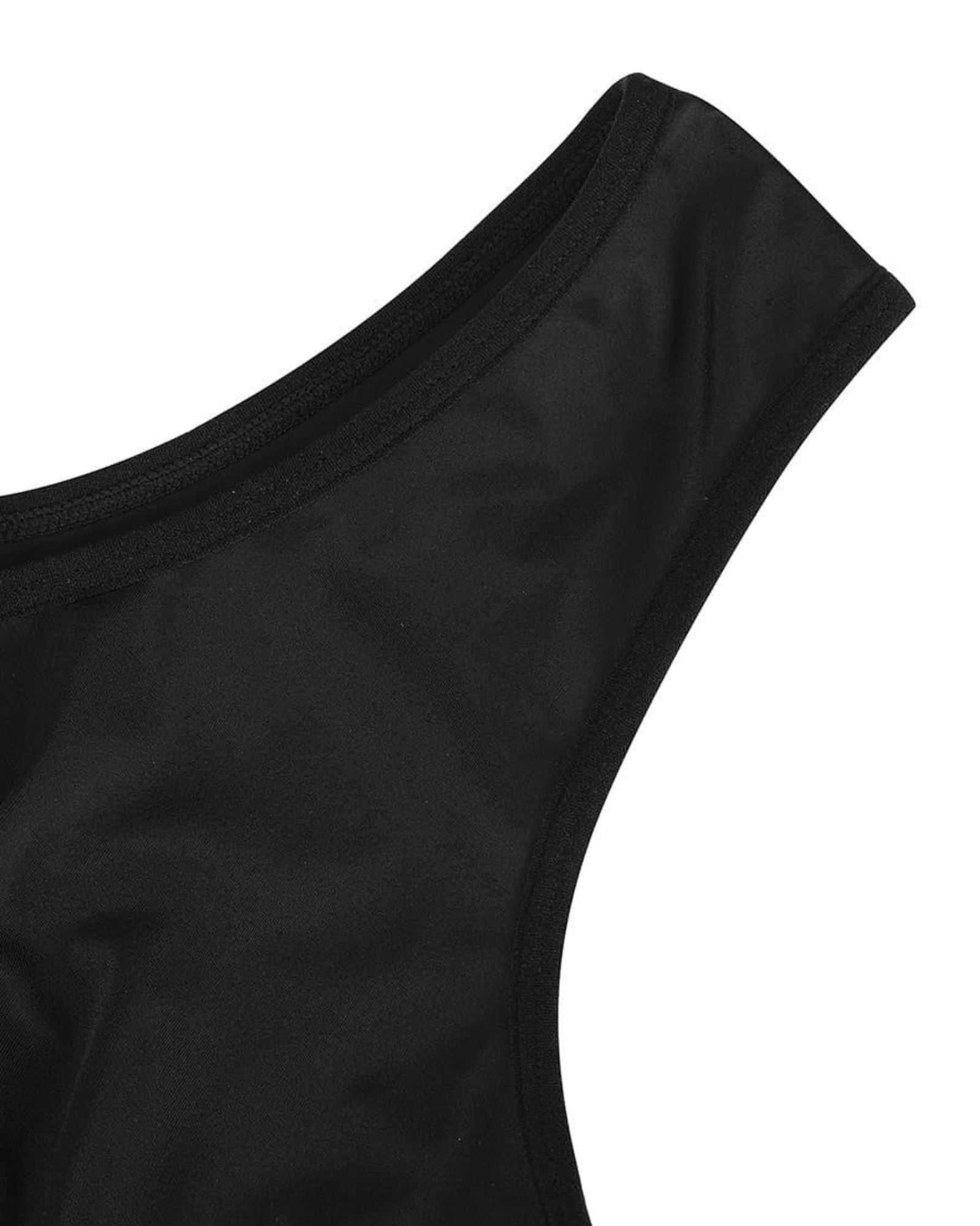 Pear Shapewear Madelyn Mid-Thigh Bodysuit Carbon Black 9