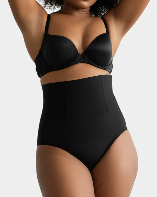 Pear Shapewear Maya High Waist Brief Carbon Black 1 1600