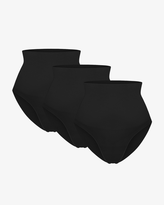 Pear Shapewear Maya High-Waist Underwear Black 3 Pack 1600