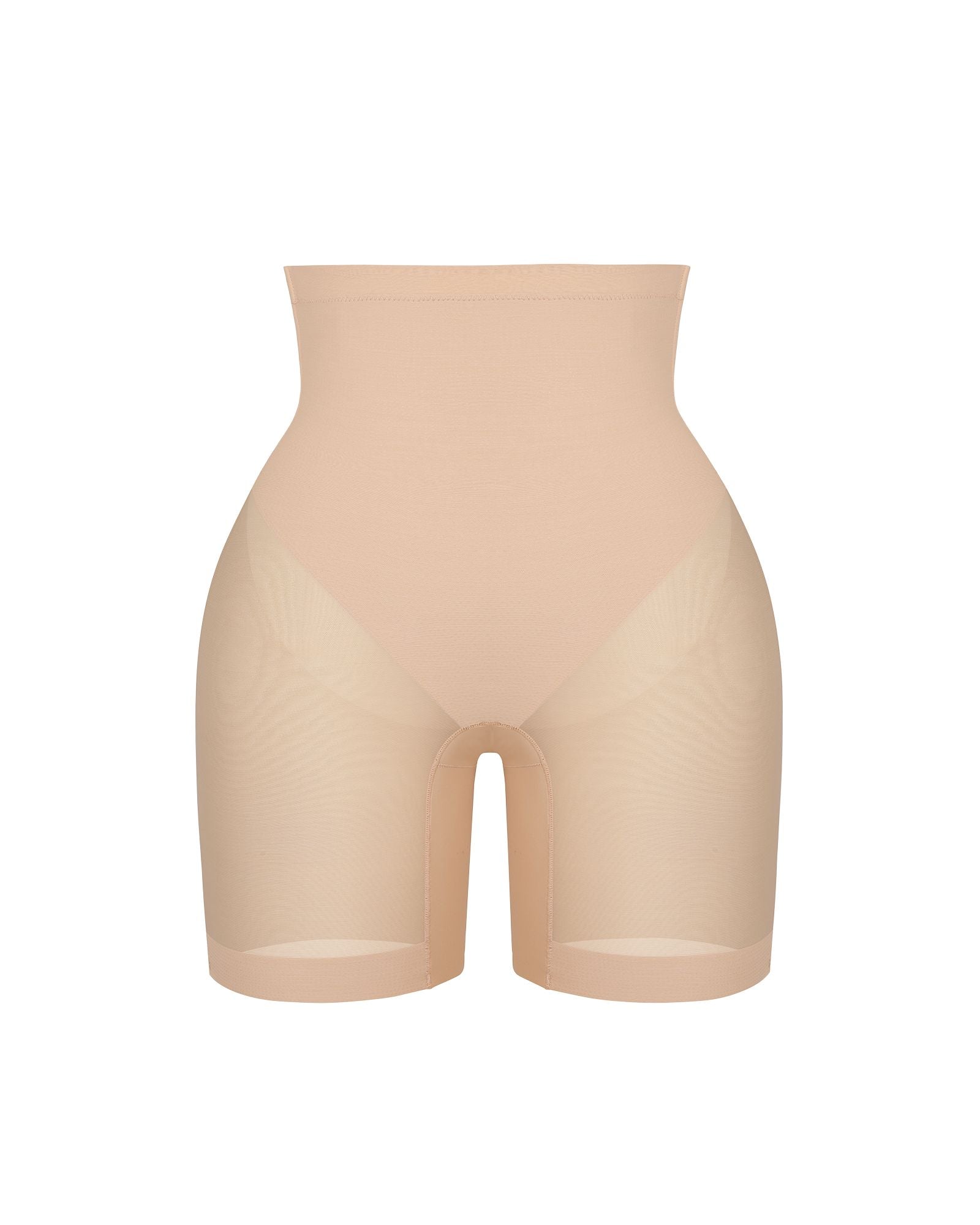 Pear Shapewear Mimi Low Back Mid-Thigh Short Beige 9