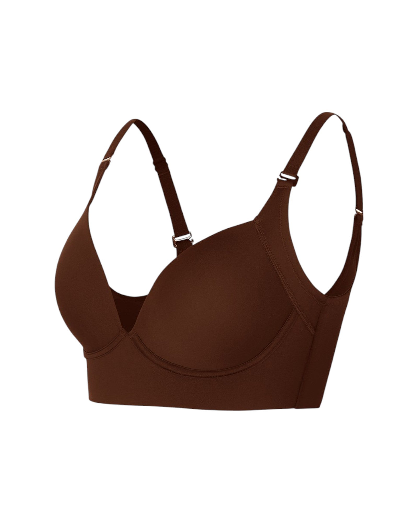 Pear Shapewear Olivia Push-Up Bra Brown