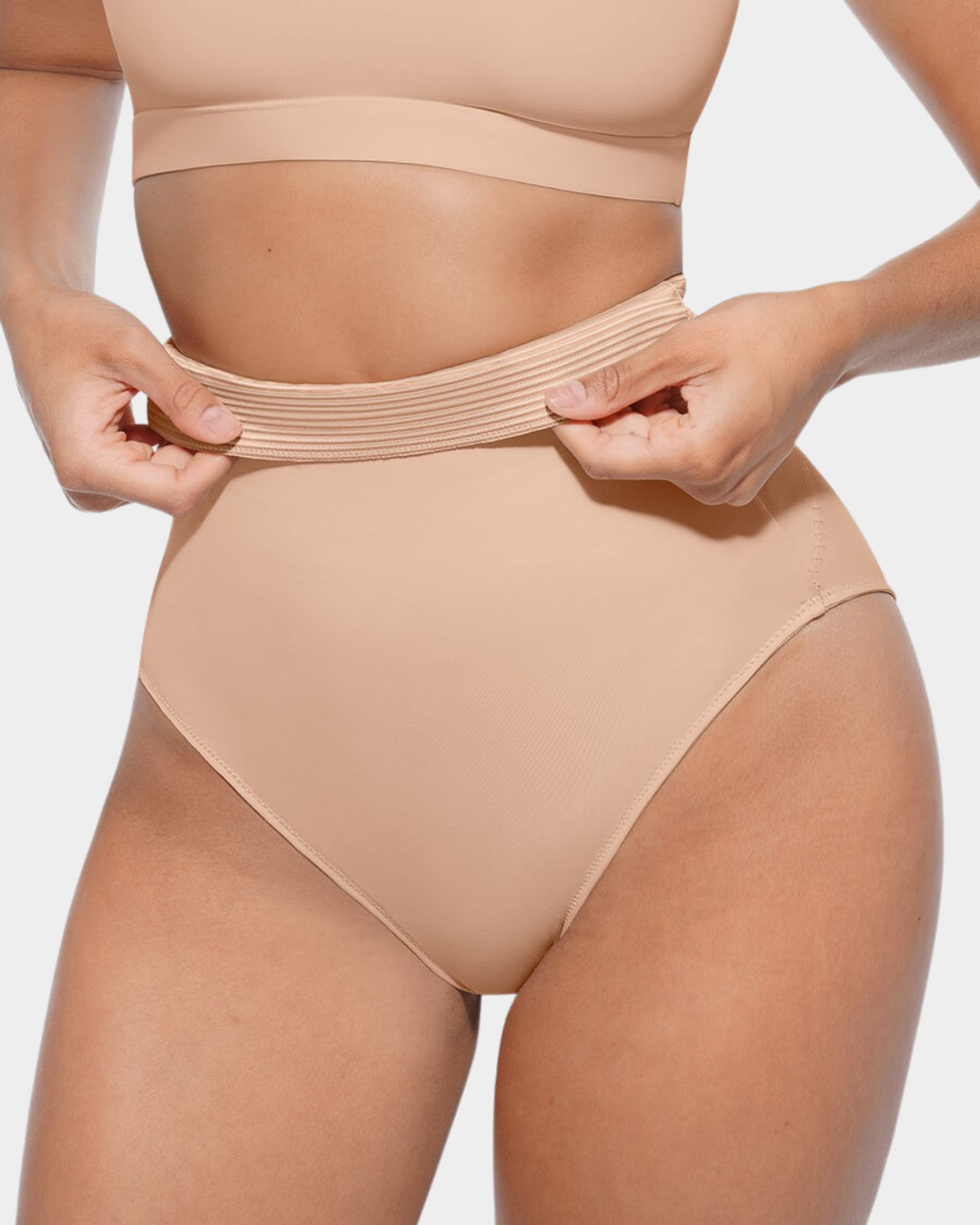 Pear Shapewear Piper High-Waist Brief Beige 1