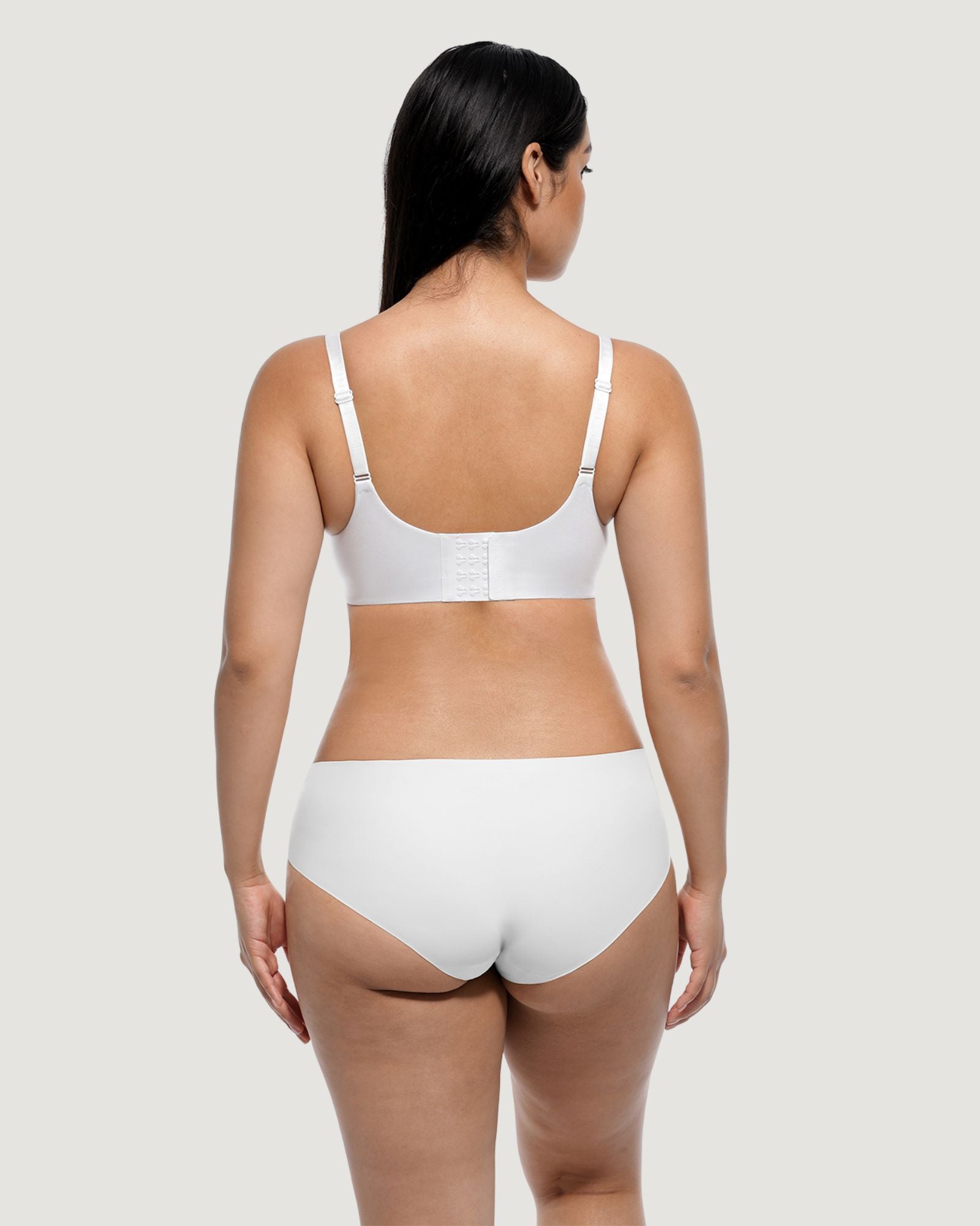 Pear Shapewear Quinn Wireless Bralette White 4