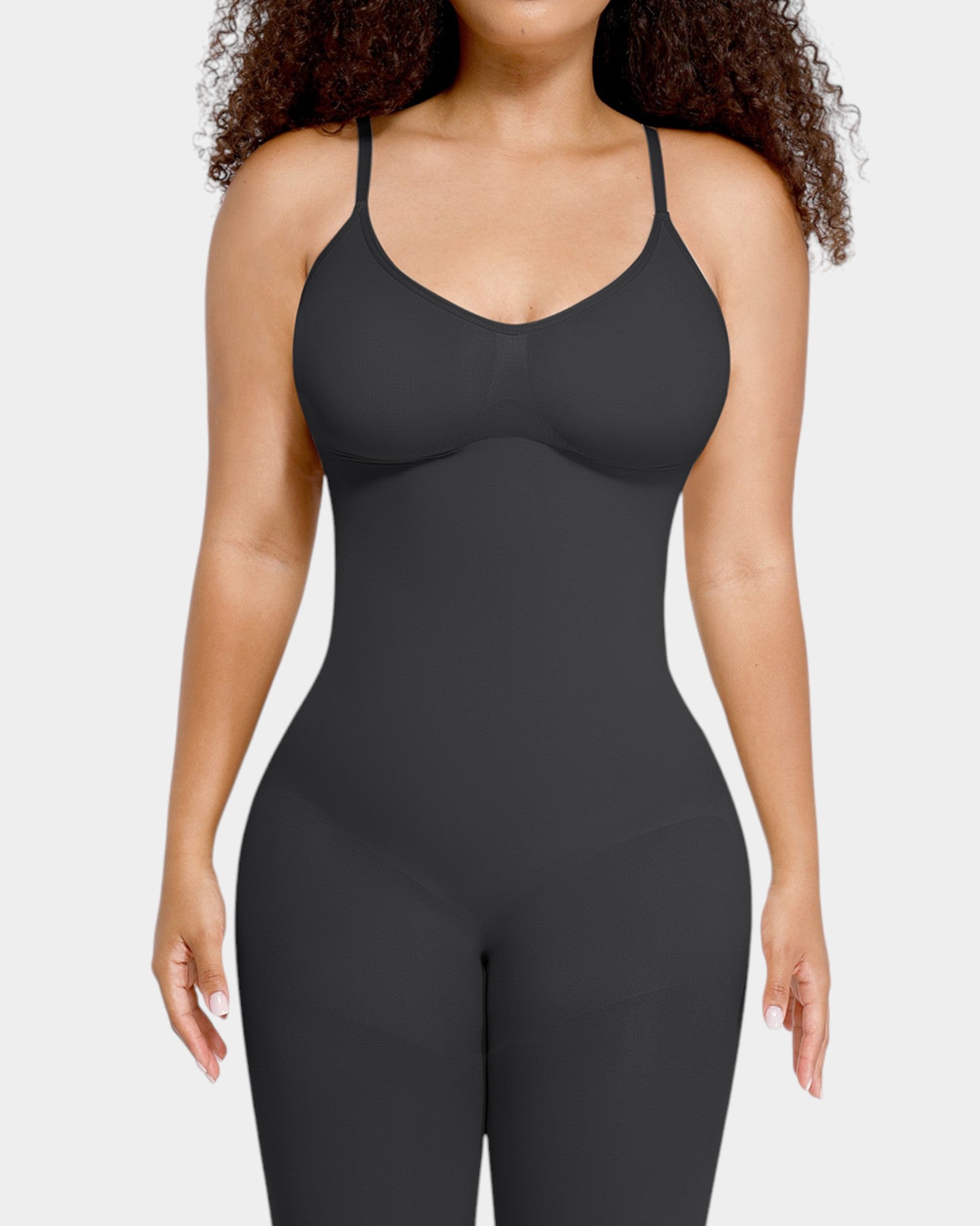 Pear Shapewear Rae Full-Length Bodysuit Carbon Black 7