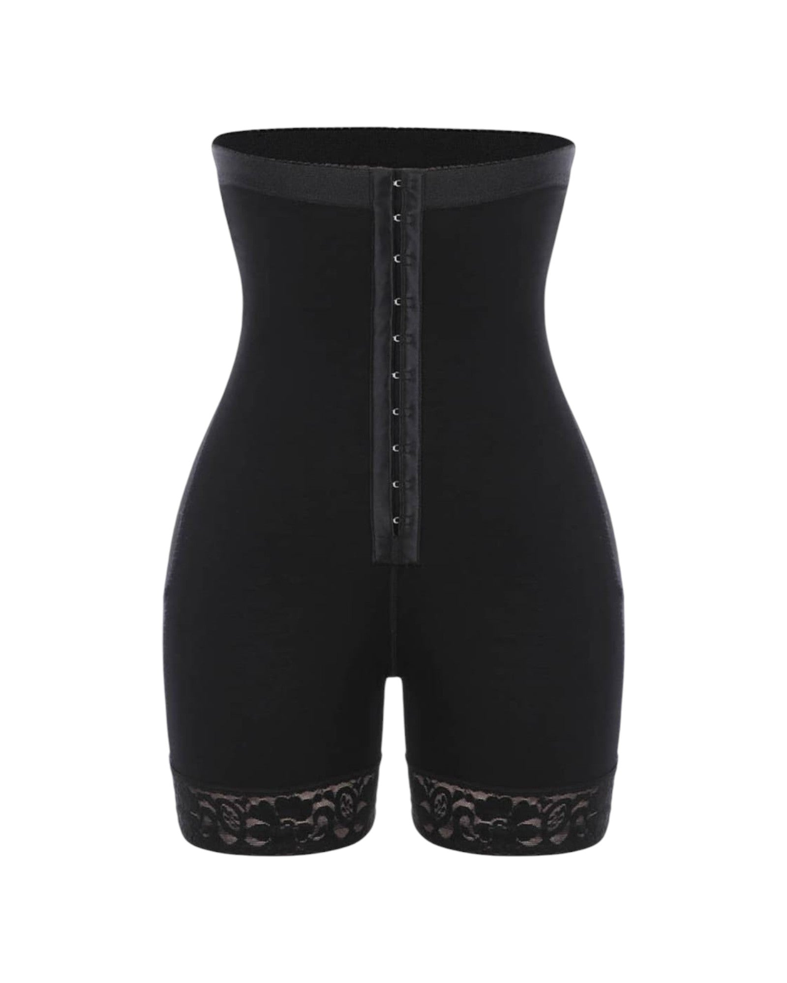 Pear Shapewear Tyler High-Waist Mid-Thigh Short Carbon Black 4