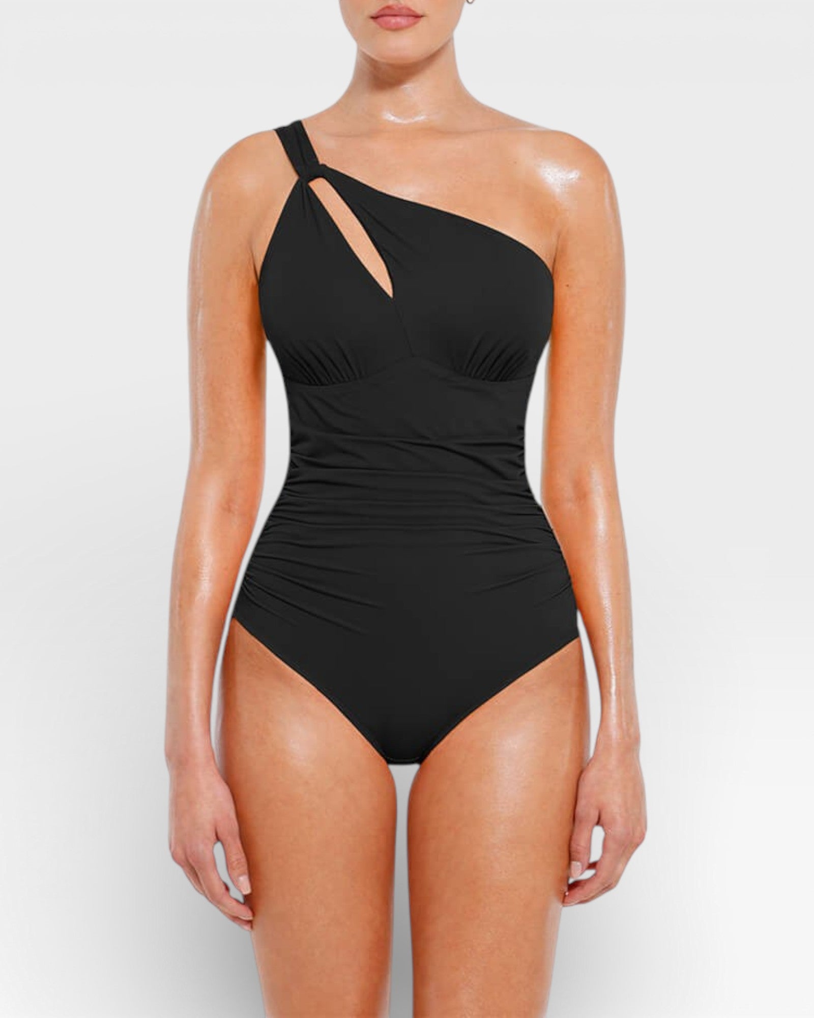 Pear Shapewear Valencia One Piece Swimsuit Black 1