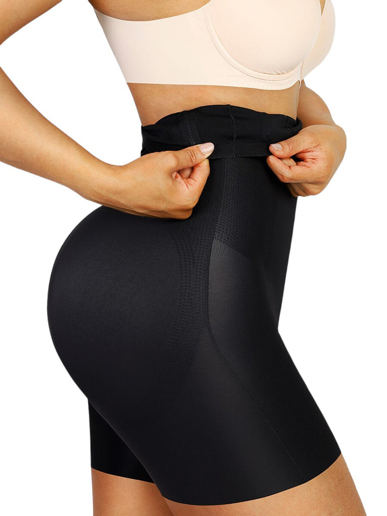 Slimming Tummy Control Waist Trainer Wrap - Black – Pear Shapewear