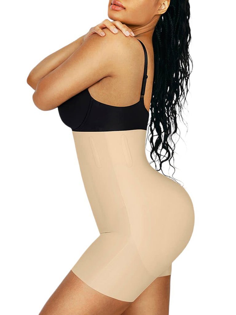 Seamless Compression Butt Enhancing Shapewear Shorts - Nude – Pear