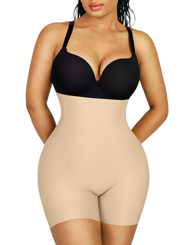 Seamless Compression Hip Enhancing Shapewear Shorts - Nude – Pear