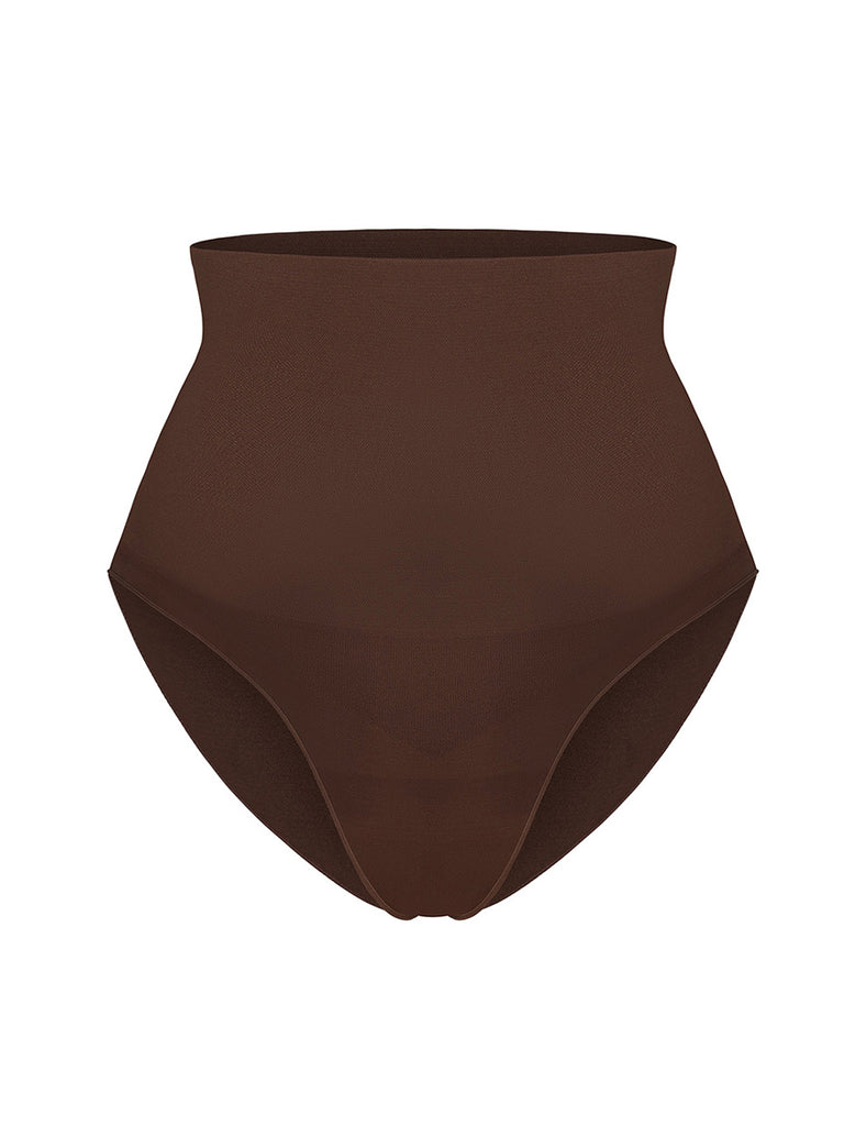 Eco Shaping Tummy Control High Waisted Shapewear Underwear - Mocha – Pear  Shapewear