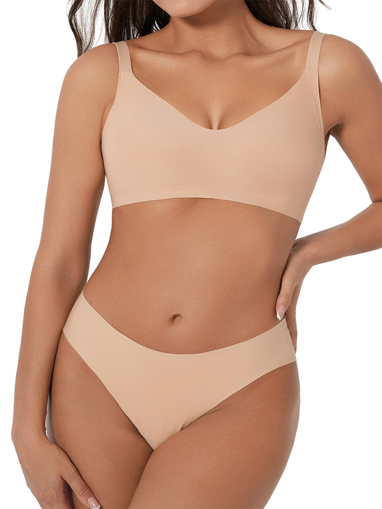 Shaping Seamless Wireless Barely-There Bra - Nude – Pear Shapewear