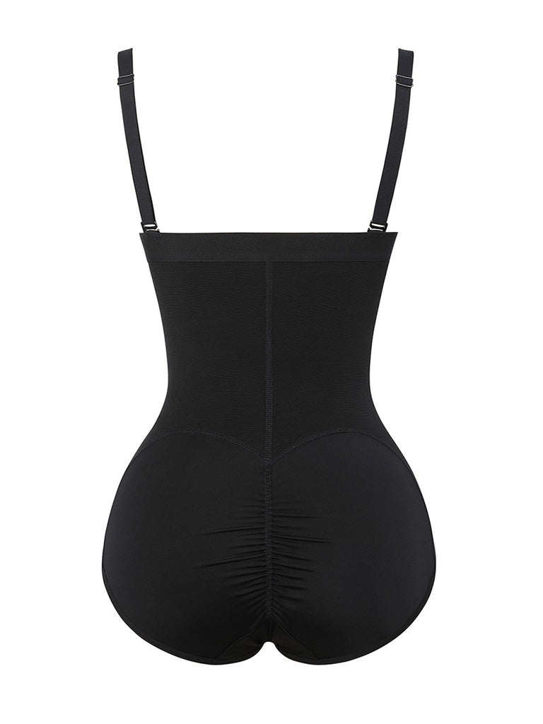SHAPEVIVA Bodysuit Shapewear for Women Tummy Control Black