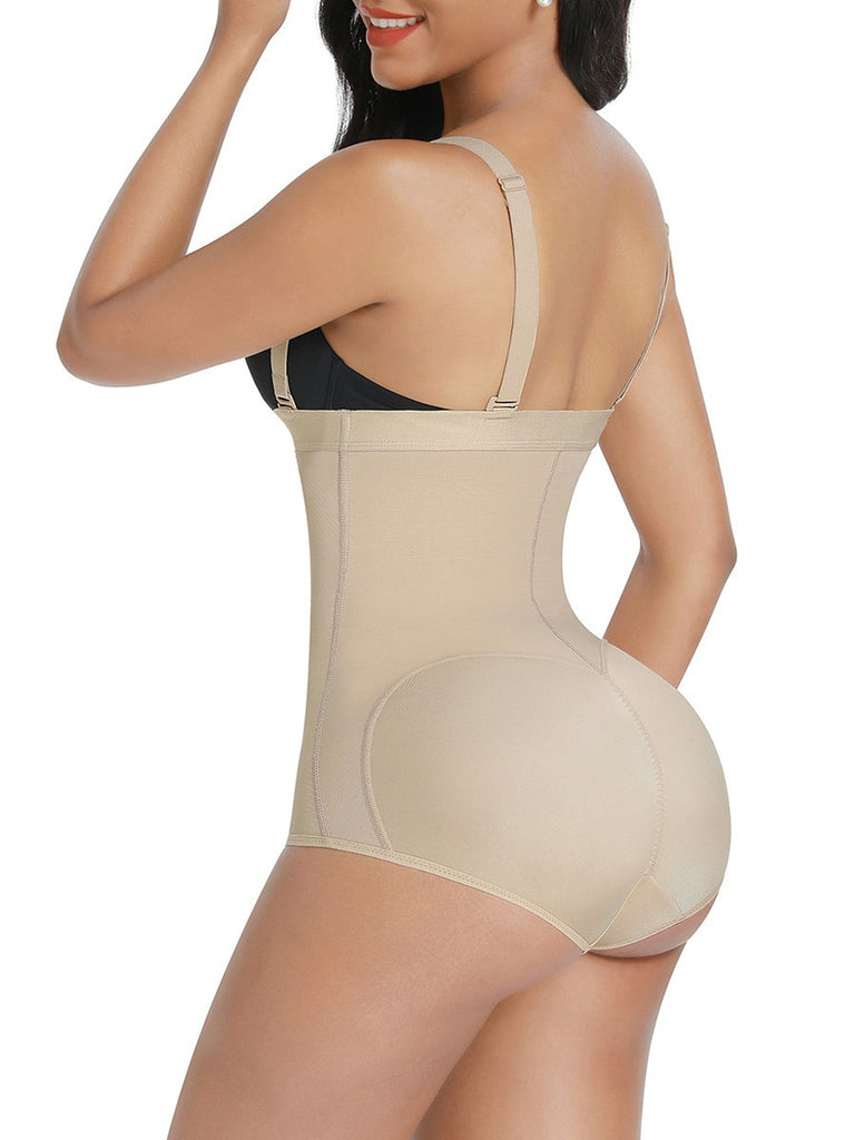 Slimming Shapewear Tummy Control Bodysuit - Nude – Pear Shapewear